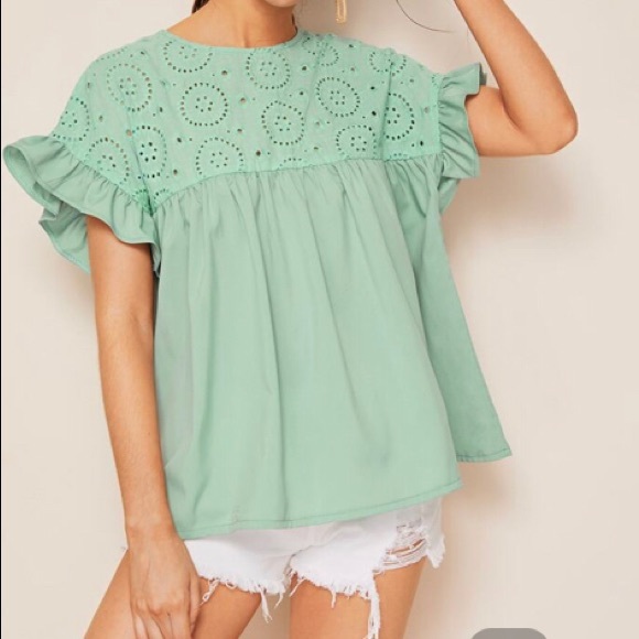 Shein ruffle top - Picture 1 of 5